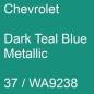 Preview: Chevrolet, Dark Teal Blue Metallic, 37 / WA9238.